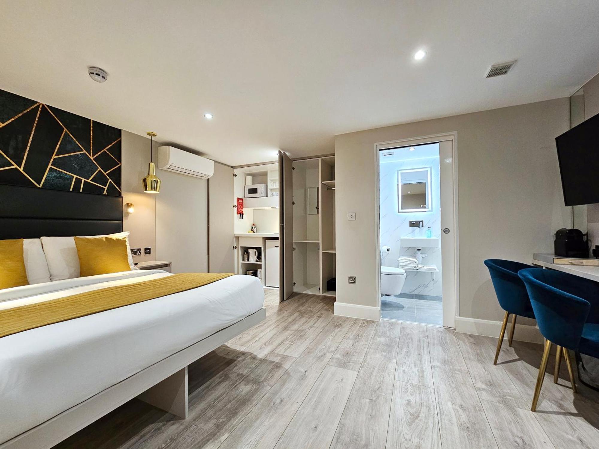 Nox Hyde Park Aparthotel Londen Kamer foto