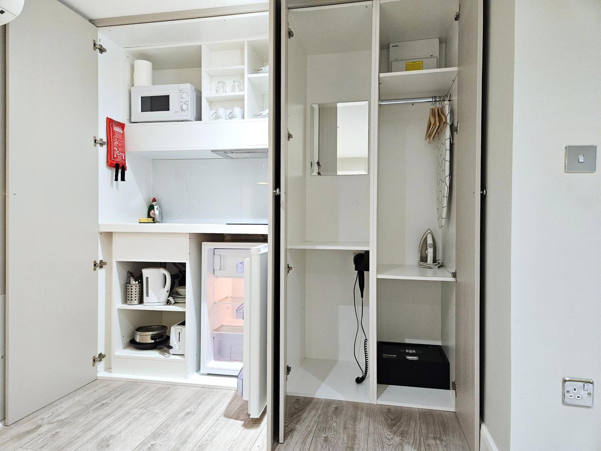 Nox Hyde Park Aparthotel Londen Kamer foto